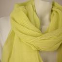 Sommerschal A-Zone Plissee Design Tuch Schal Farbe gelb