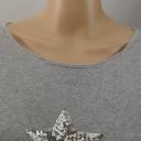 Zwillingsherz Pullover  mit drei Sternen aus Pailletten
