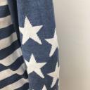 Zwillingsherz Pullover geringelt mit Baumwolle