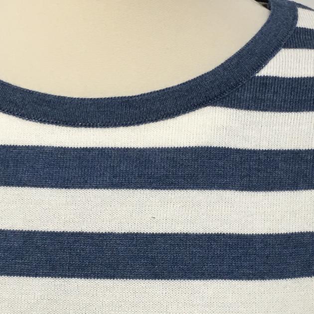 Zwillingsherz Pullover geringelt mit Baumwolle