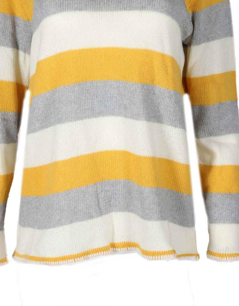 Zwillingsherz Pullover mit Kaschmir Wolle Größe M und L gelb/senf hellgrau weiß