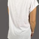Weißes T-Shirt Rückenseite