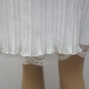 Kleid Trägerkleid V.Milano Italy weiß Plisseefalten Viskose One Size Gr. S/ M