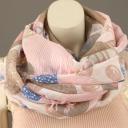 V.Milano Italy Tuch XXL weiß bunte Bubbles