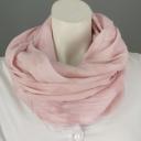 Italy Schal Tuch  Loop rosa oder hellblau Herzchen Seide Baumwolle