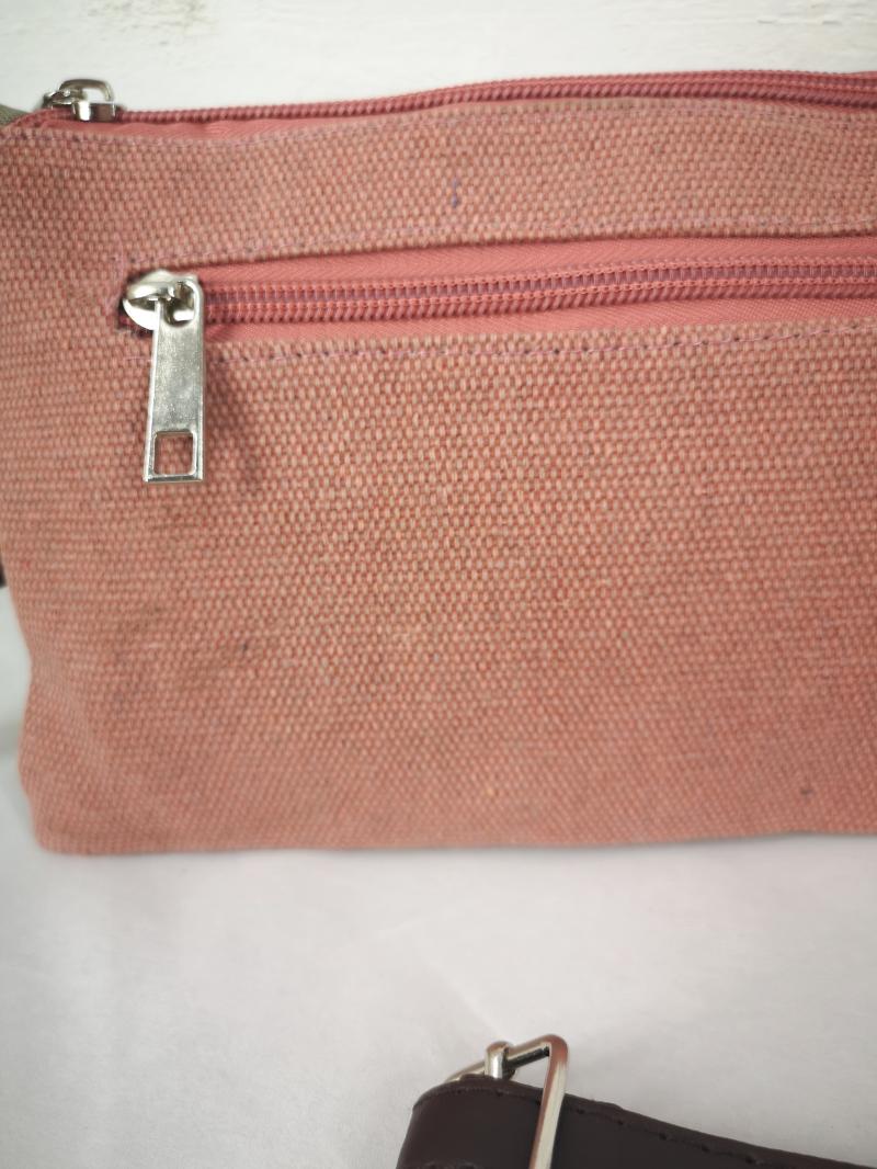 A-Zone Tasche Handtasche rosé mit Trageriemen und angesagtem Herzen Motiv