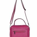 Tasche Henkeltasche Ledertasche im Crossbody Look in Royalblau oder Fuchsia