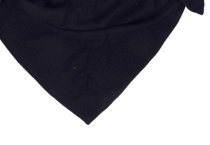 Zwillingsherz Dreieckstuch Tuch Schal navy/dunkelblau Uni mit Kaschmir Wolle Viskose