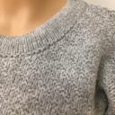 Zwillingsherz Pullover mit Wolle Strickpullover Gr. M 38 40 grau