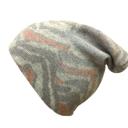 Passigatti Mütze Beanie Wollmütze mit Kaschmir Hellgrau Grau Apricot One Size