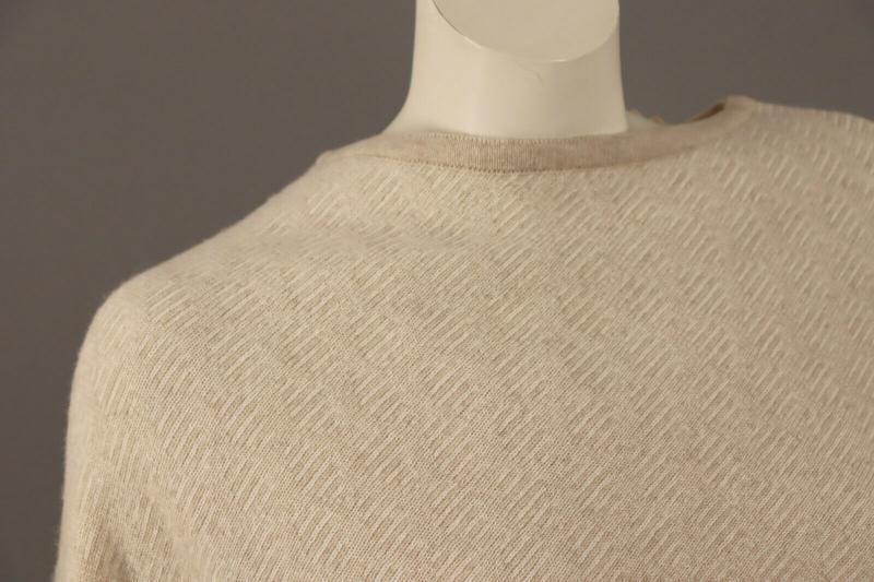 Zwillingsherz Poncho mit Kaschmir Wolle Überwurf hellbeige weiß Labyrinth