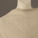 Zwillingsherz Poncho mit Kaschmir Wolle Überwurf hellbeige weiß Labyrinth