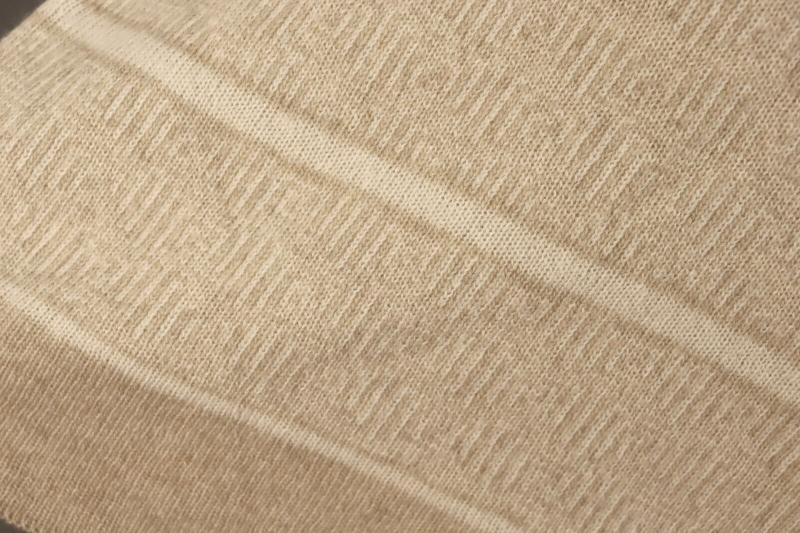 Zwillingsherz Poncho mit Kaschmir Wolle Überwurf hellbeige weiß Labyrinth