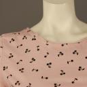 V.Milano Italy T-Shirt weiß oder rosé Kirschen Motiv Baumwolle Größe M