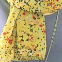 Tuch Schal Halstuch Sommer Blumen bunt