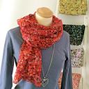 Tuch Schal Halstuch Sommer Blumen bunt
