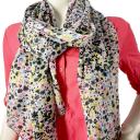 Tuch Schal Halstuch Sommer Blumen bunt