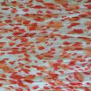 A-Zone Tuch Schal Sommerschal mit rot-buntem Leo-Print 100% Baumwolle weiß rot