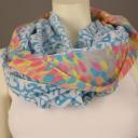 Samaya Loop Schal Rundschal Neon Phantasie Muster bunt