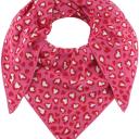 Zwillingsherz Dreieckstuch Schal Leo Bio-Baumwolle pink oder hellbeige