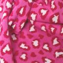 Zwillingsherz Dreieckstuch Schal Leo Bio-Baumwolle pink oder hellbeige