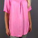 Pinkfarbenes Blusenshirt aus Italien