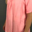 Italy Blusenshirt Shirt  leichte Batik Viskose Baumwolle Einheitsgröße pink neon orange apricot weiß