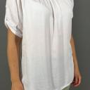 Italy Blusenshirt Shirt  leichte Batik Viskose Baumwolle Einheitsgröße pink neon orange apricot weiß