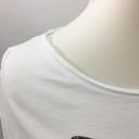 V.Milano Italy T-Shirt weiß Nieten Schnetterlinge bunt Größe M