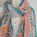 HABLE&ROSPY Tuch Schal mit buntem Phantasiemuster