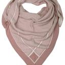 Zwillingsherz Dreieckstuch rosa weiß Labyrinth Wendetuch