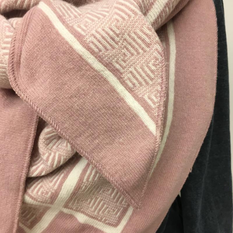 Zwillingsherz Dreieckstuch rosa weiß Labyrinth Wendetuch