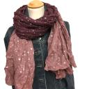 HABLE&ROSPY Tuch Schal mit Sternchen beere oder blau