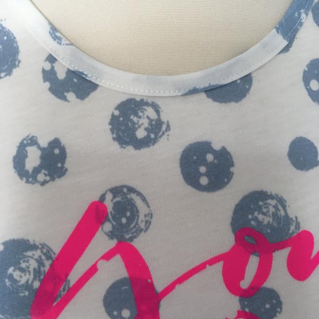 T-Shirt gepunktet  mit aufgedrucktem Schriftzug  Your are my Star von Zwillingsherz