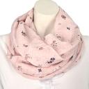 Italy Tuch rosa aus Seide und Baumwolle mit Blumenmuster B-Ware