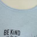 T-Shirt hellblau mit Sternen und Pailletten Größe M