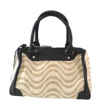 Tasche Henkeltasche goldbeige anthrazit