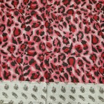 SAMAYA Tuch Viereckschal Dreieckstuch Leo-Paisleymuster rot beige