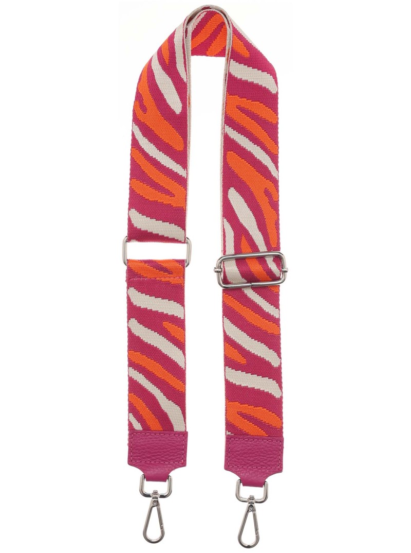 Taschengurt "Felka"mit Zebra Muster pink orange beige