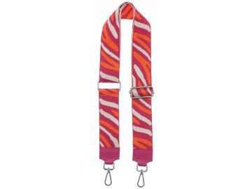 Taschengurt "Felka"mit Zebra Muster pink orange beige