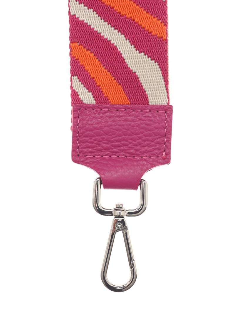 Taschengurt "Felka"mit Zebra Muster pink orange beige