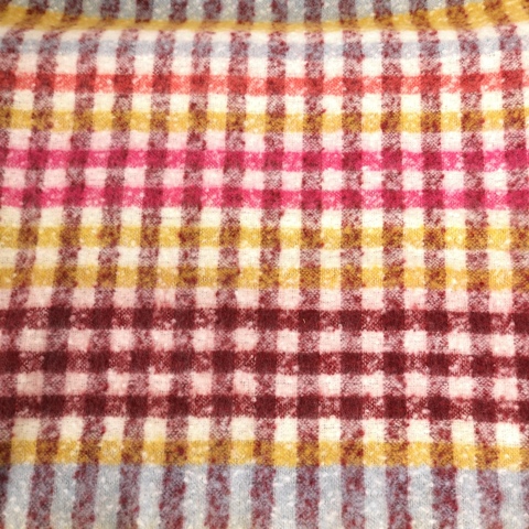 A-Zone Winterschal bunte Farben  und Karomuster