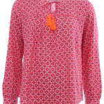 Zwillingsherz Bluse Blusenshirt "Yumi" pink oder grün Viskose