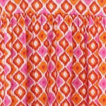 Zwillingsherz Kleid "Dominique" Pink Orange Viskose