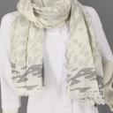 SAMAYA Tuch Schal Webschal Jacquard-Muster