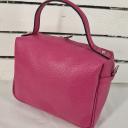 Tasche Henkeltasche Ledertasche im Crossbody Look in Royalblau oder Fuchsia